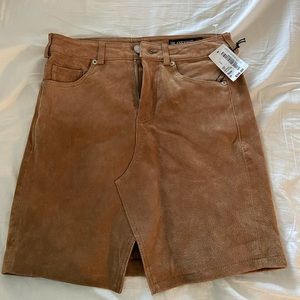 NWT suede skirt